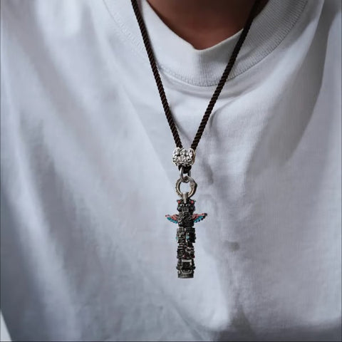 Mayan Totem Pendant