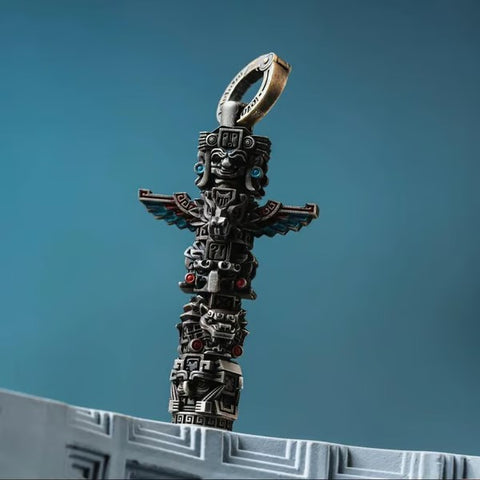 Mayan Totem Pendant
