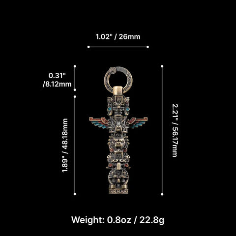 Mayan Totem Pendant