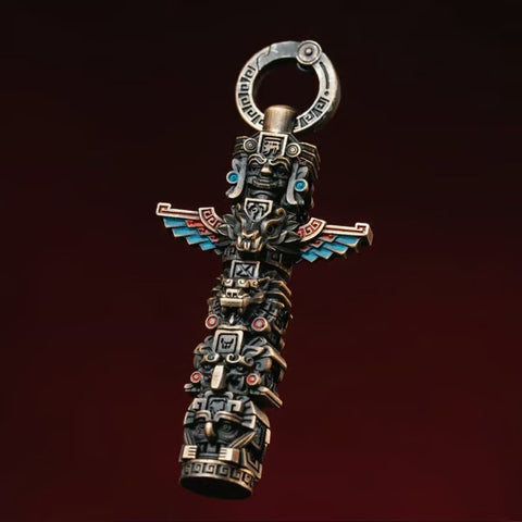 Mayan Totem Pendant