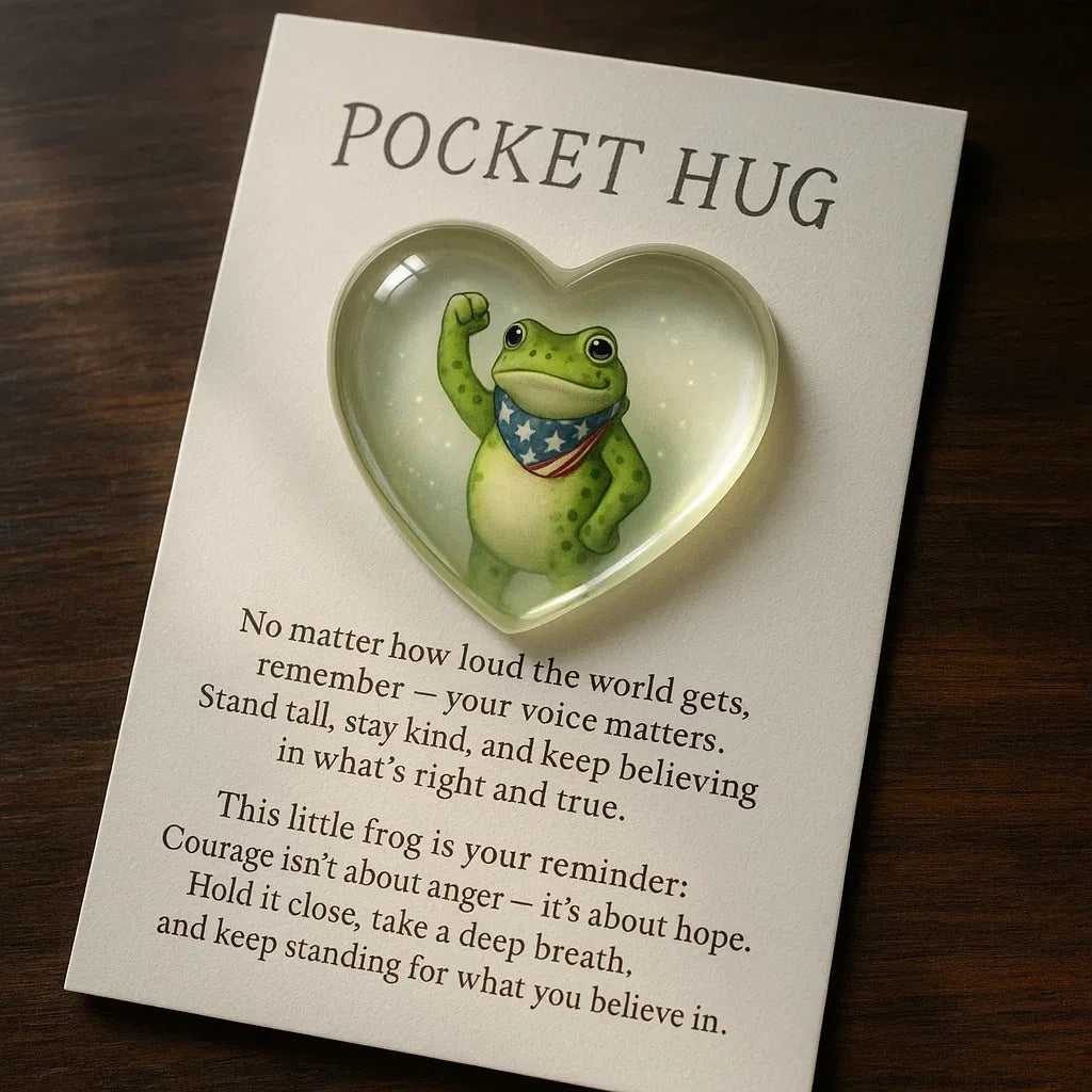 Portland Frogs Pocket Hug with Gift Card