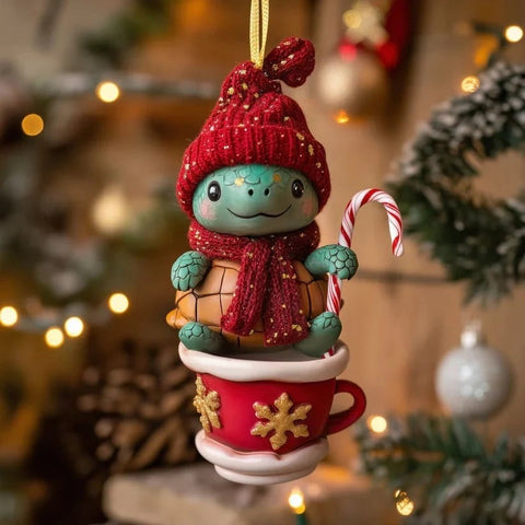 2026 Wildlife Wonders Collection Christmas Turtle Ornament