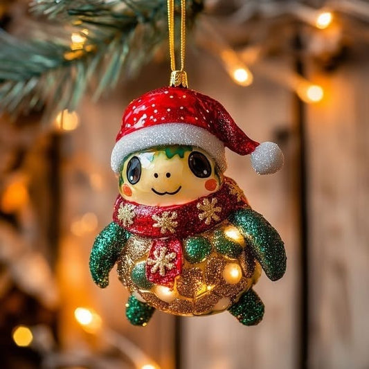 2026 Wildlife Wonders Collection Christmas Turtle Ornament