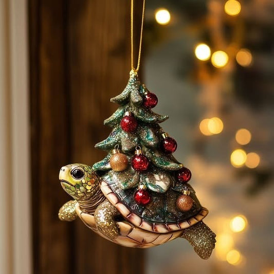 2026 Wildlife Wonders Collection Christmas Turtle Ornament