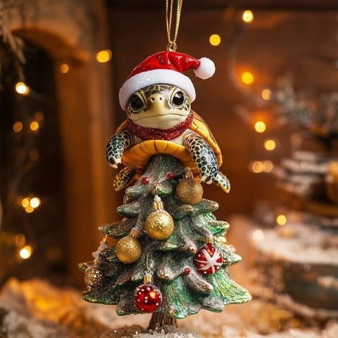 2026 Wildlife Wonders Collection Christmas Turtle Ornament