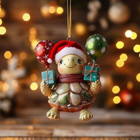 2026 Wildlife Wonders Collection Christmas Turtle Ornament