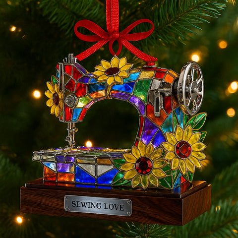 Sewing Machine Christmas Ornament
