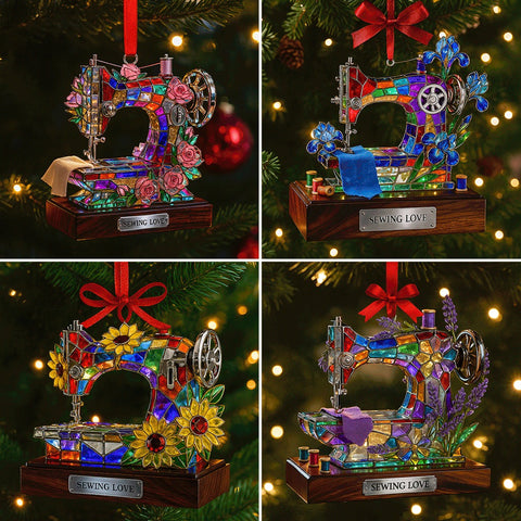 Sewing Machine Christmas Ornament