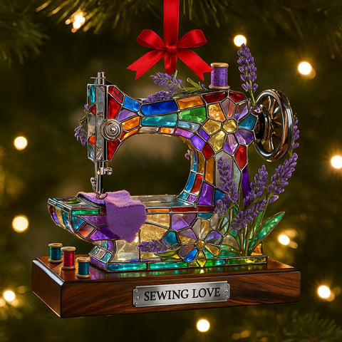 Sewing Machine Christmas Ornament