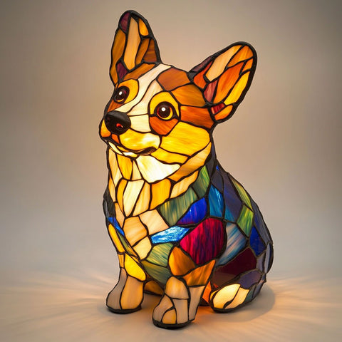 Border Collie Lamp