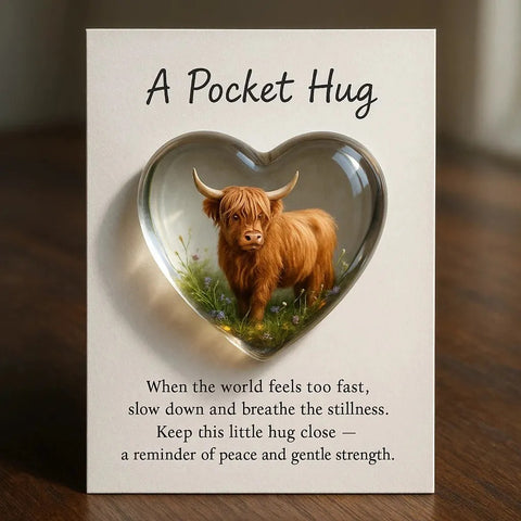 Highland Cow Pocket Hug