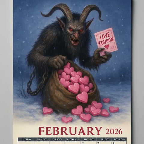 2026 Krampus Wall Calendar