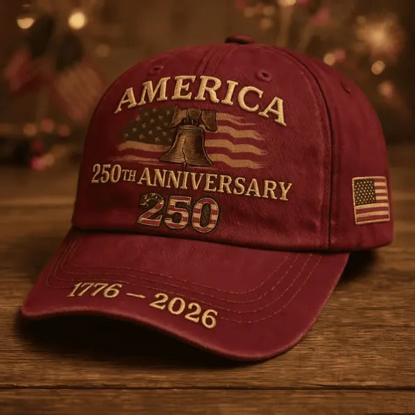 United States 250th Anniversary Red Cap