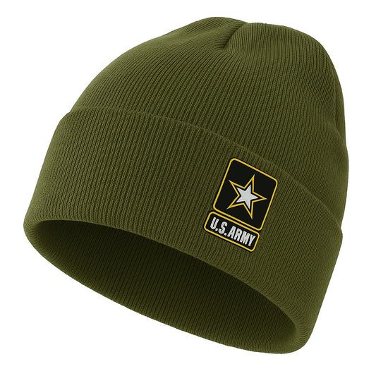 U.S. Army Star Emblem Knit Beanie