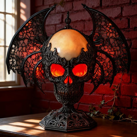 Gothic Skull Lamp – Where Darkness Meets Design