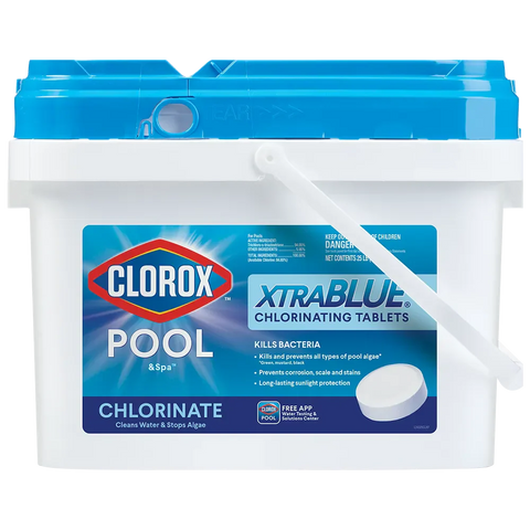 Clorox Pool&Spa XtraBlue 3�测�� Chlorinating Tablets for Swimming Pools, 25lb