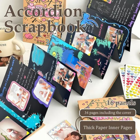 The Memory Keeper: 99+ Inch Accordion Scrapbook Album