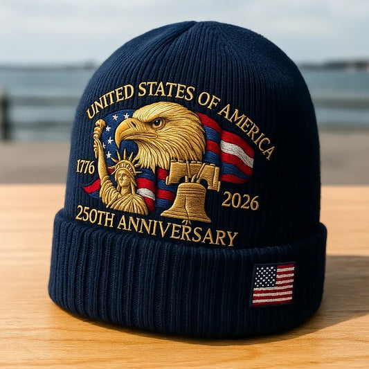 USA 250th Anniversary Knit Beanie