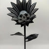 Forbidden Sunflower – Gothic Skull Bloom Decor