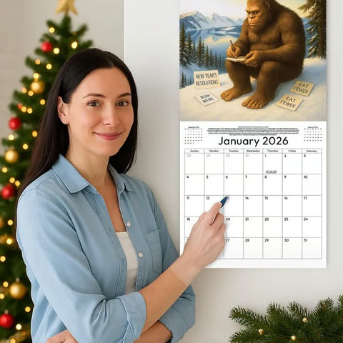 2026 Bigfoot Calendar: Ditch Boring Dates — Let the World’s Silliest Sasquatch Brighten Your Year