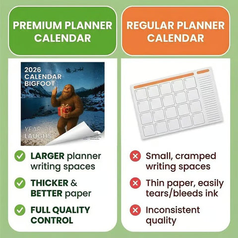 2026 Bigfoot Calendar: Ditch Boring Dates — Let the World’s Silliest Sasquatch Brighten Your Year