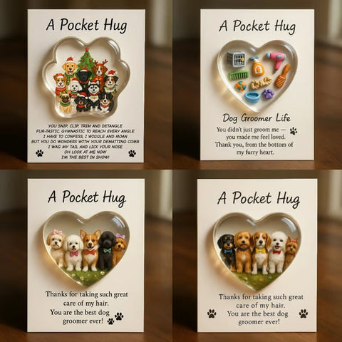 A Pocket Hug for Dog Groomers