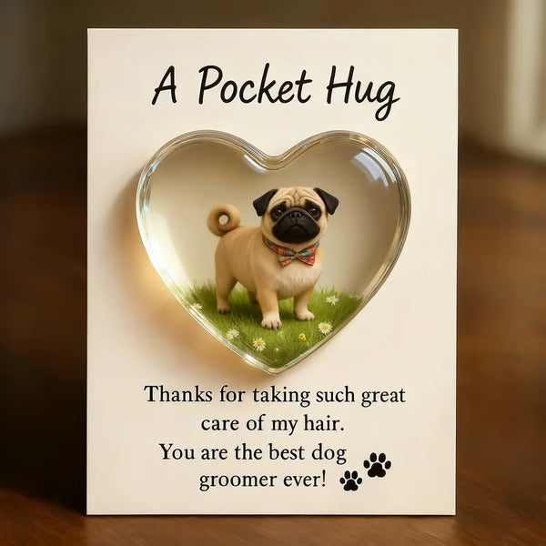 A Pocket Hug for Dog Groomers