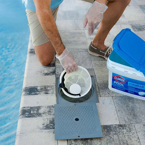 Clorox Pool&Spa XtraBlue 3�测�� Chlorinating Tablets for Swimming Pools, 25lb