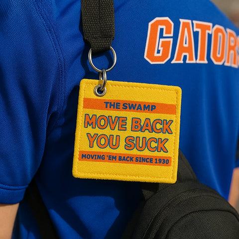 Florida Move Back You Suck Rally Towel keychain