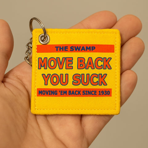 Florida Move Back You Suck Rally Towel keychain