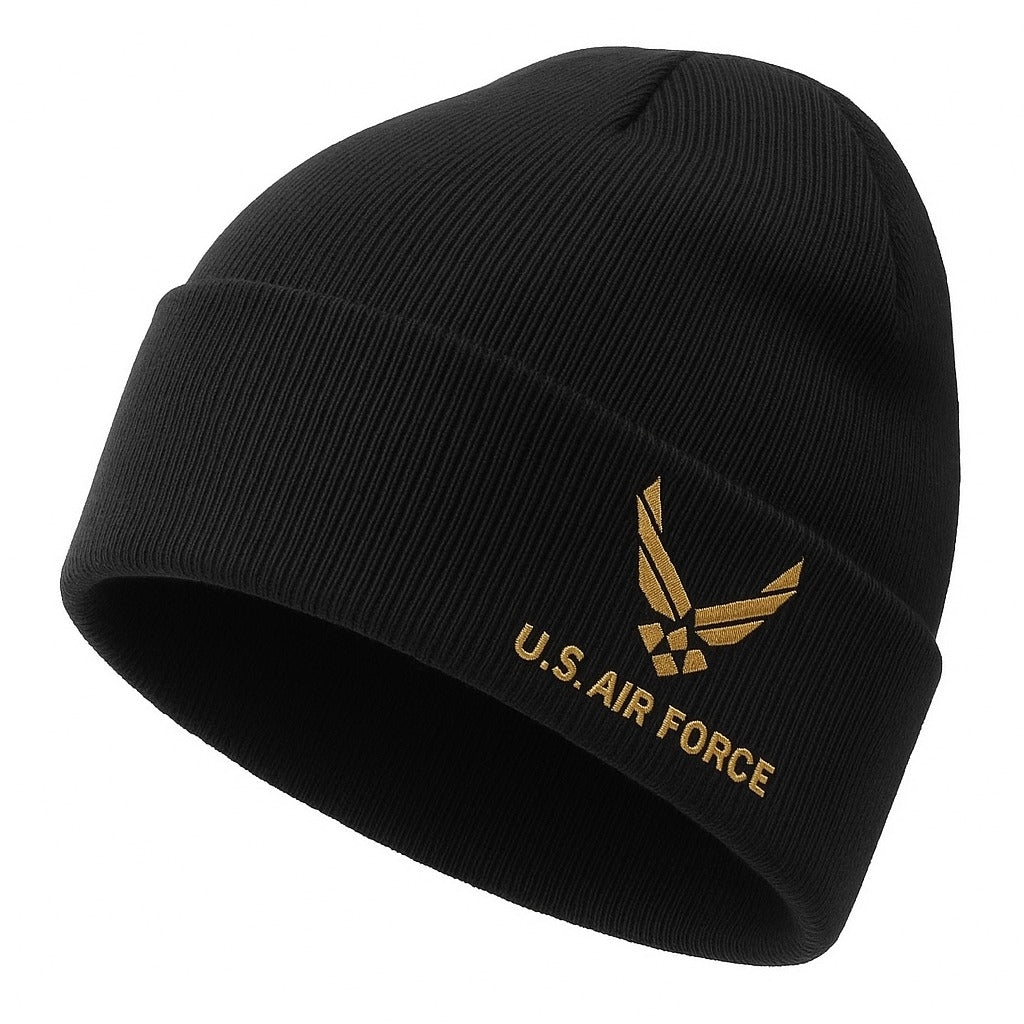 U.S. Air Force Wings Emblem Knit Beanie