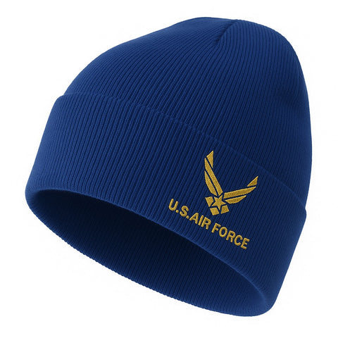 U.S. Air Force Wings Emblem Knit Beanie