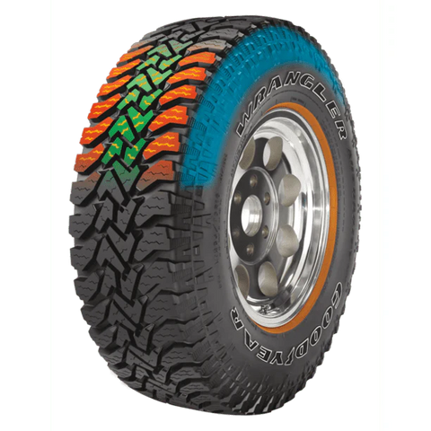 Goodyear Wrangler Authority A/T All-Season Tire 31X10.50R15LT 109Q