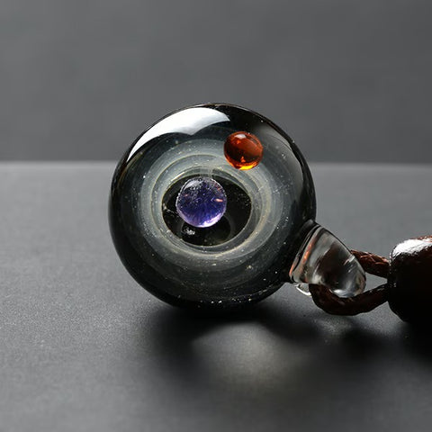 Universe Starry Sky Glass Ball Pendant