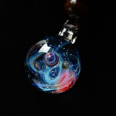 Universe Starry Sky Glass Ball Pendant