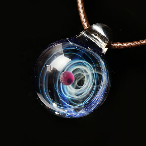 Universe Starry Sky Glass Ball Pendant