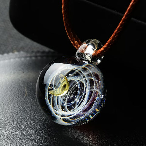 Universe Starry Sky Glass Ball Pendant