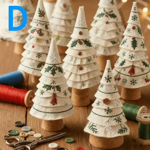 DIY Patchwork Christmas Tree Decorations