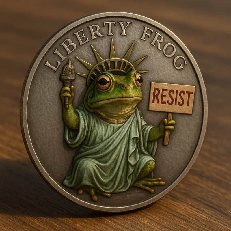 Liberty Frog – Commemorative Resistance Coin