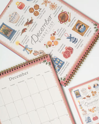 2026 Bucket List Spiral Calendar: Slow Down & Savor the Seasons