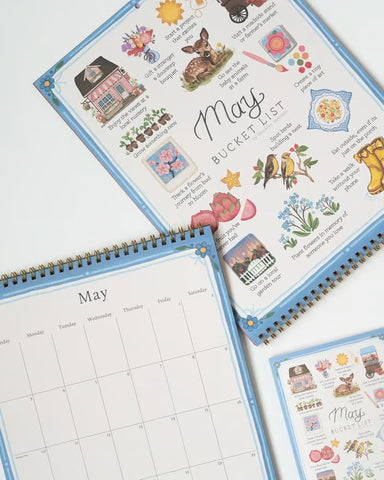 2026 Bucket List Spiral Calendar: Slow Down & Savor the Seasons