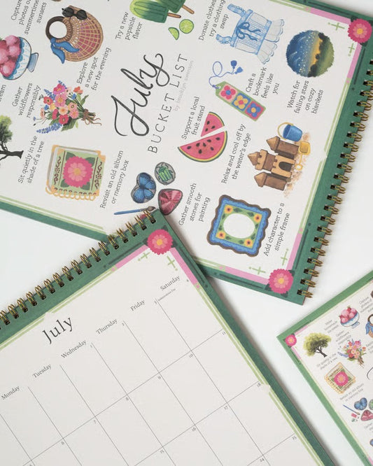 2026 Bucket List Spiral Calendar: Slow Down & Savor the Seasons