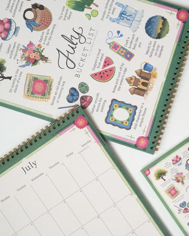 2026 Bucket List Spiral Calendar: Slow Down & Savor the Seasons