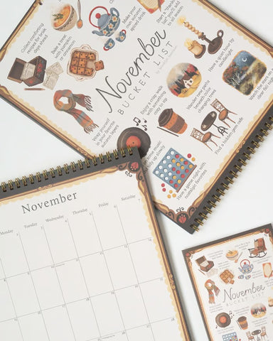 2026 Bucket List Spiral Calendar: Slow Down & Savor the Seasons