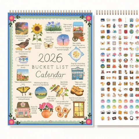 2026 Bucket List Calendar