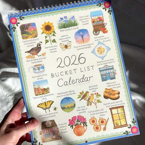 2026 Bucket List Calendar