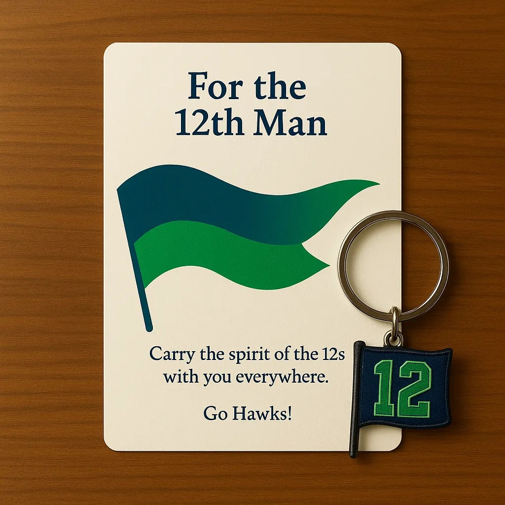 12th Fan Keychain – Your Spirit, Our Strength