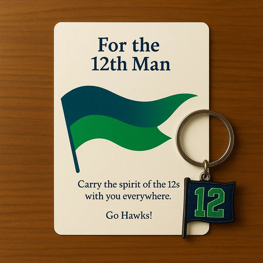 12th Fan Keychain – Your Spirit, Our Strength