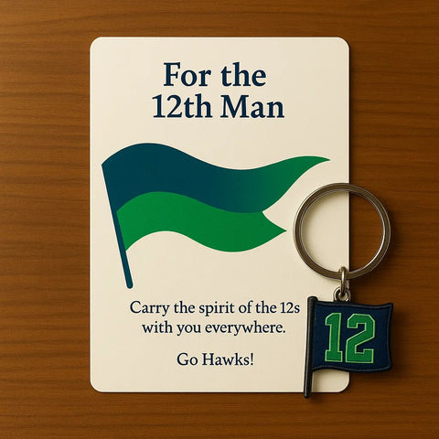 12th Fan Keychain – Your Spirit, Our Strength