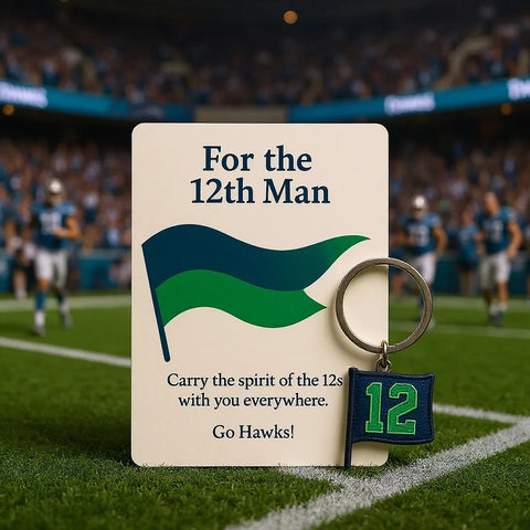 12th Fan Keychain – Your Spirit, Our Strength